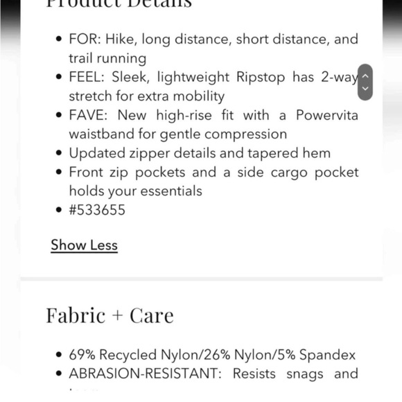 Athleta TREKKIE NORTH JOGGER, KINETIC ABSTRACT BLACK SIZE 14 - Picture 4 of 6